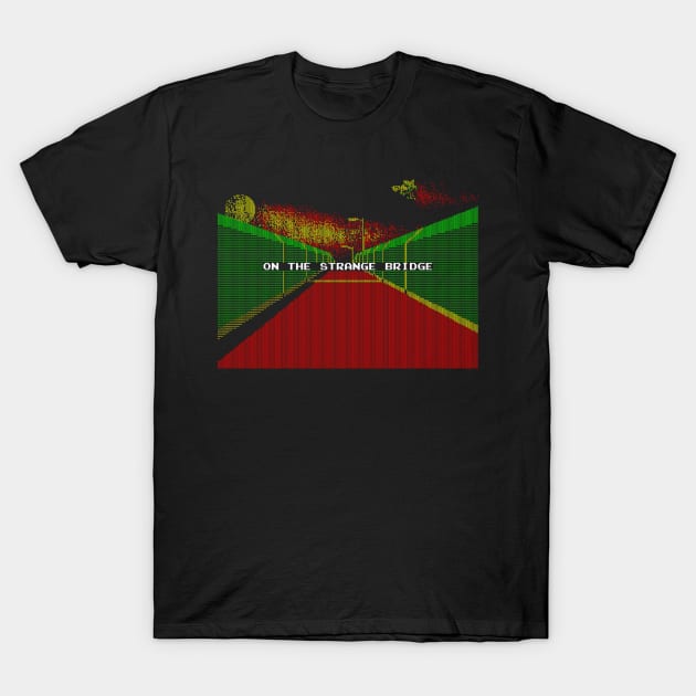 On The Strange Bridge T-Shirt by kthorjensen